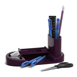 АКЦИЯ Цена за 1 шт. Набор настольный пластиковый ErichKrause® Harmony, Marsala, фиолетовый