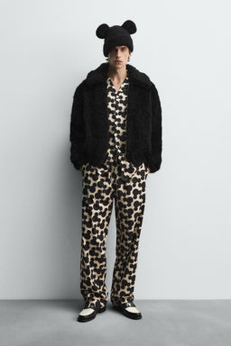 FAUX FUR JACKET HARRY LAMBERT FOR ZARA X DISNEY