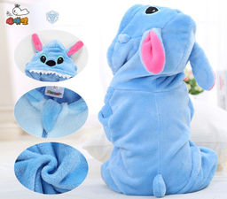 Кигуруми комбинезон детский на молнии - Стич голубой - Storyland фото 9