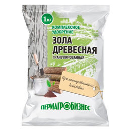 Зола древесная гранулированная 1кг