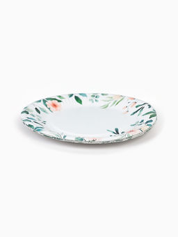 Цена за 12 шт. Тарелка одноразовая бумажная «Цветы», 18 см