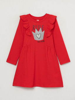 CRB wear/CWKG 62887-26-290 Платье для девочки, красный/Ex.Cherubino  фото 3