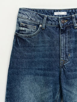 Джинсы straight с высокой посадкой регулярной длины / Zarina