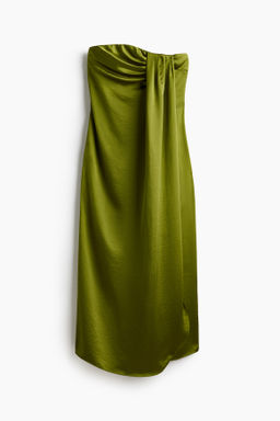 Vestido bandeau de sat?n - H&m фото 7