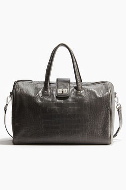 Bolsa de fin de semana en piel - H&m фото 4