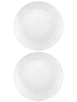 Набор тарелок для десертов 2 пр. 20,5*20,5*2 см Тюльпаны, фарфор - Elan gallery фото 3