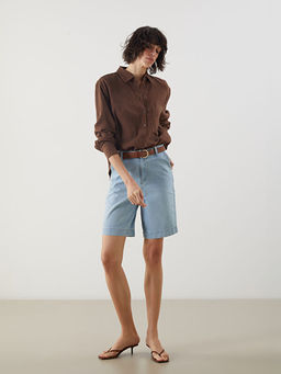 Джинсовые шорты Bermuda Fit женские