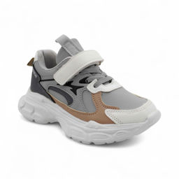 Подростковые кроссовки W132A-2 серые