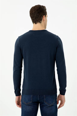 Мужской темно-синий свитер Неожиданная скидка в корзине - U.s. polo assn фото 5