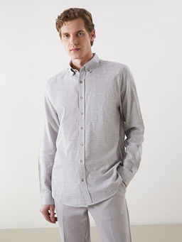 Regular Fit Uzun Kollu Arm?rl? Erkek G?mlek