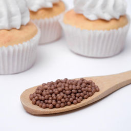 Цена за 2 шт. Кондитерская посыпка с мягким центром Жемчуг коричневый, 50 г - Кондимир фото 2