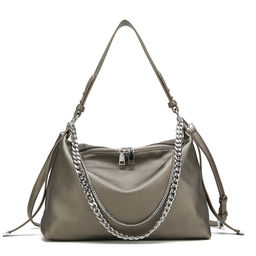 Сумка женская 23263 Темное-серебро