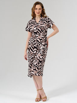 Платье Оптима Саванна из хлопка бежевое