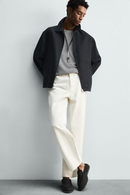WOOL ZIP-UP OVERSHIRT - Zara фото 5