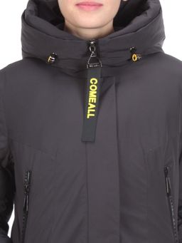 YR-961 DARK GRAY Пальто зимнее женское АЛИСА (200 гр. холлофайбера) - Fashion фото 10