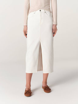 CONTE CON-929 Юбка джинсовая женская off white
