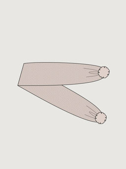 Шарф 17з51426 латте