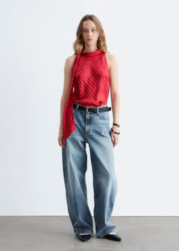 Top de seda con cuello de pa?uelo - H&m фото 3