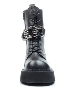 01-CYX03-1 BLACK Ботинки демисезонные женские (натуральная кожа, байка) - Фабричный китай фото 9