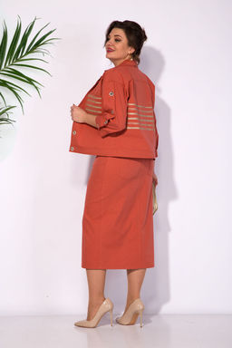 Костюм Liliana 1285 терракот  фото 2