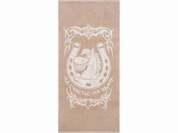 Полотенце махровое 6с102.511ж2 Подкова (лен3) 67х150см