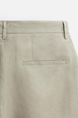 100% LINEN BERMUDA SHORTS - Zara фото 27