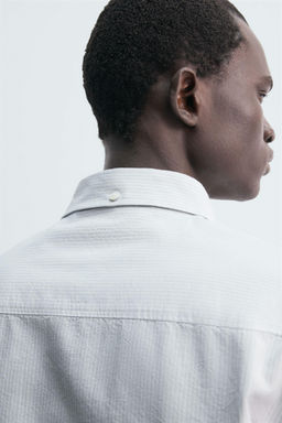 STRIPED OXFORD SHIRT - Zara фото 7