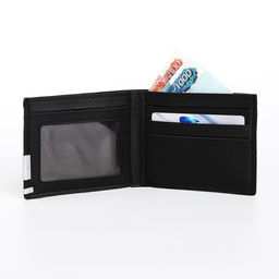 Портмоне мужское без застёжки, отдел для карт, для купюр, цвет чёрный - Simaland фото 5