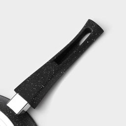 Сковорода Magistro Dark, d=26 см, съёмная ручка soft-touch, антипригарное покрытие, индукция, кованый алюминий, чёрная фото 5