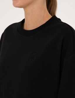 Siyah Oversize Sweatshirt - Pierre cardin фото 7