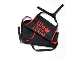 Фартук Ф/Гр/Шефнакухне/красный 85x69