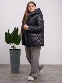 Куртка демисезонная Амелия черный - Yollochka фото 7