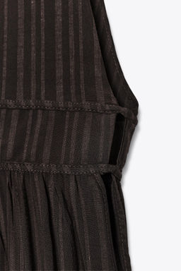 STRIPED LONG WAISTCOAT - Zara фото 8