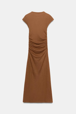 VESTIDO MIDI DRAPEADO / Caldero - Zara фото 7