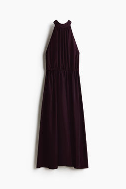 Vestido halter largo