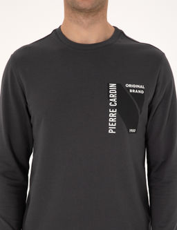 Antrasit Regular Fit Sweatshirt - Pierre cardin фото 6