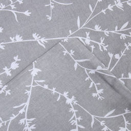 КПБ LoveLife 1.5 сп Ветви цв.серый 147*210,150*215,50*70 -1 шт,100% хлопок,бязь 120 г/м2 102237  фото 4