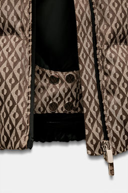 ANORAK ACOLCHADO 80% PLUM?N 20% PLUMA WATER RESISTANT WINDPROOF RECCO® TECHNOLOGY SKI COLLECTION / Beige-marro - Zara фото 13