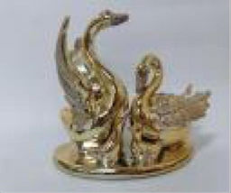 Фигурка Лебеди 18х12 см / W20-05 /уп 36/золото - Галеонтрейд фото 2