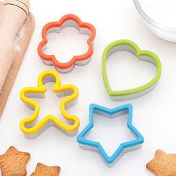 Набор форм для вырезания печенья Доляна Фигурки, 4 шт., 8?2.5 см, МИКС