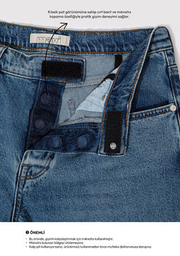 Michael All Blue Adaptive Indigo Mavisi Comfort Jean Pantolon  фото 2