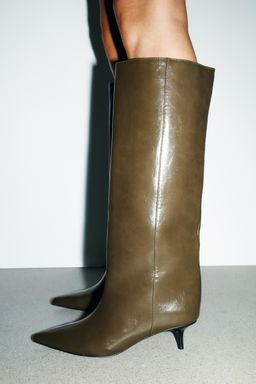 KITTEN-HEEL BOOTS - Zara фото 6