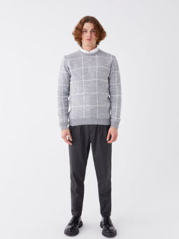 Bisiklet Yaka Erkek Triko Kazak