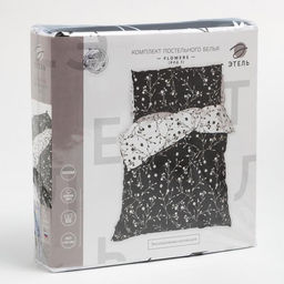 Постельное бельё Этель Евро Flowers (вид 3) 200х217 см, 220х240 см, 70х70 см -2 шт,поплин 125 г/м2  фото 15