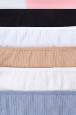 Трусы для девочки в рубчик 5шт. Happyfox