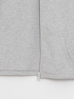 Kap??onlu Basic Uzun Kollu K?z ?ocuk Fermuarl? Sweatshirt - Waikiki фото 2