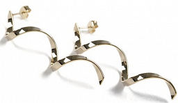 Серьги PR3399 серебро - Mini maxi фото 2