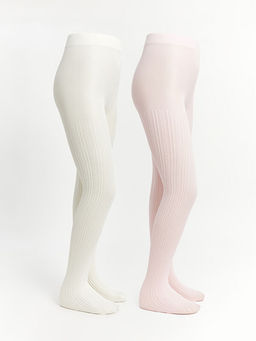 K?z ?ocuk ?nce K?lotlu ?orap 2li