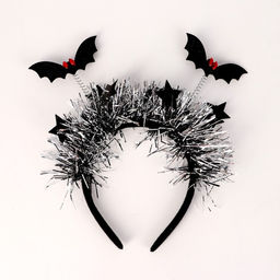 Карнавальный ободок на Хеллоуин «Летучая мышь»