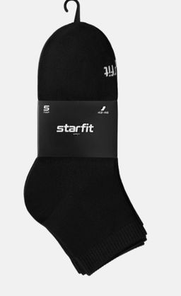 Носки спортивные Starfit Charge SCS2525PB, черный, 43-46, 5 пар фото 7